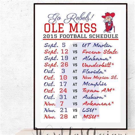 2015 ole miss rebels football schedule|ole miss game this weekend.